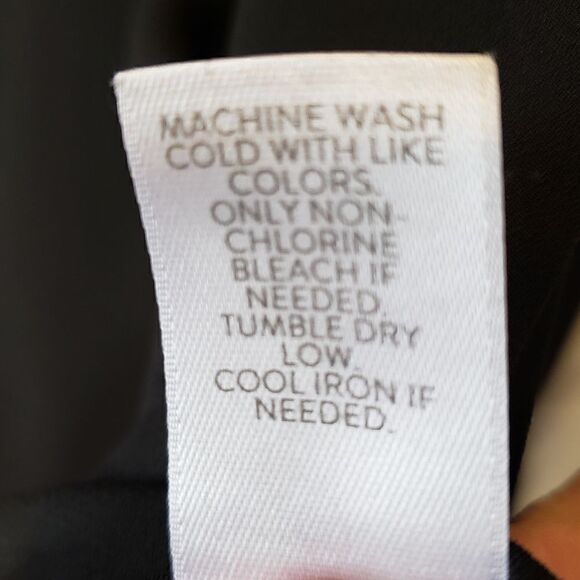 J. JILL Ruffle Front Semi-Sheer Button-down Blouse - Picture 6 of 7